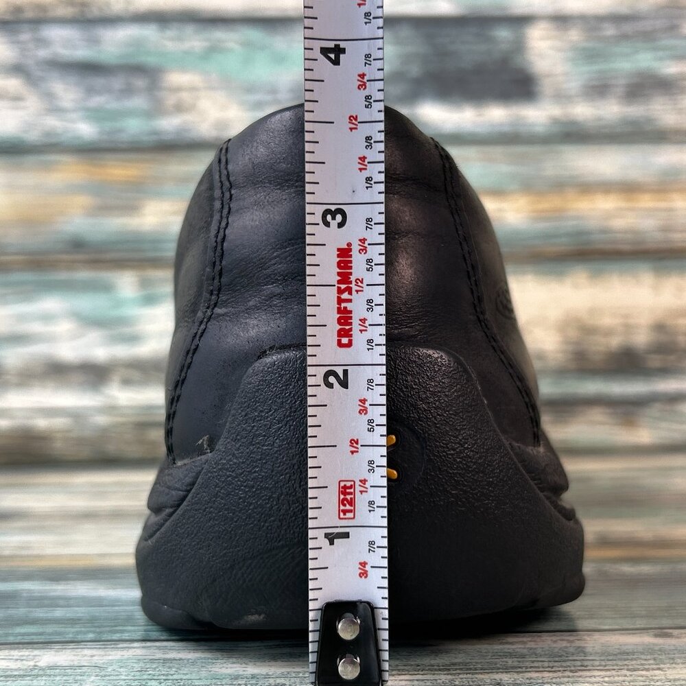 Keen Slip On Shoes Womens Size 10.5W Black Leather Casual Loafers Sneakers - Picture 9 of 10